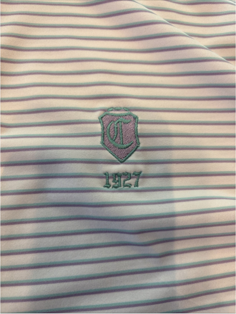 turtleson polo shirt large CC of orlando crest logo on left chest - Picture 2 of 7